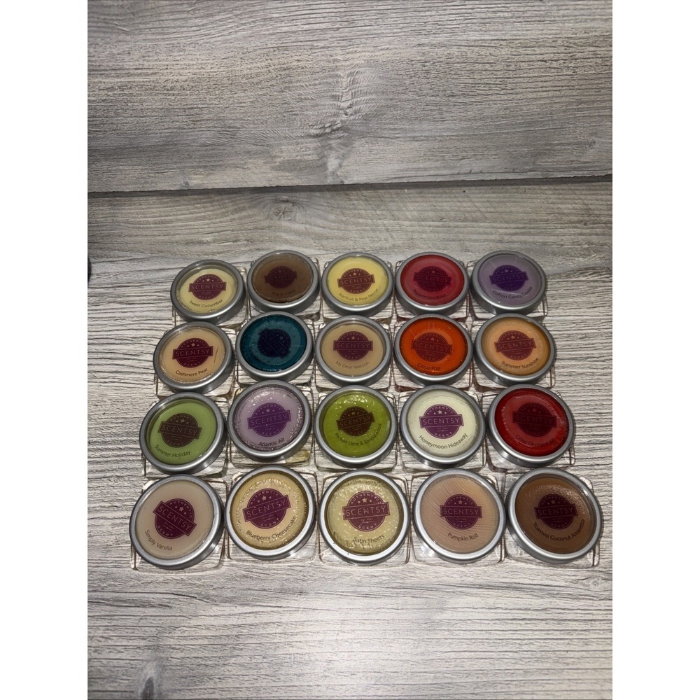 SCENTSY | Lot Of 20 | Wax Melts Variety Mix Tester Samples (E5)